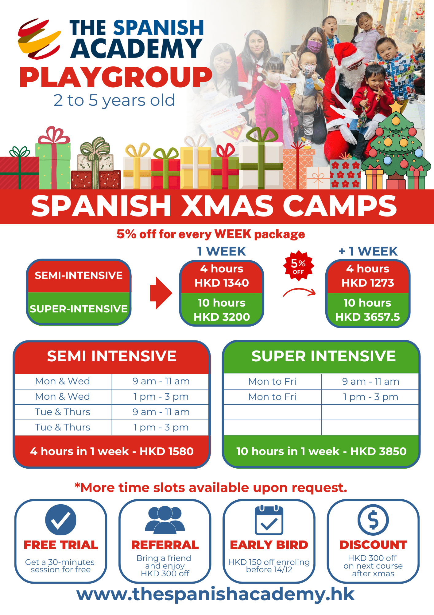 Spanish Christmas Playgroups